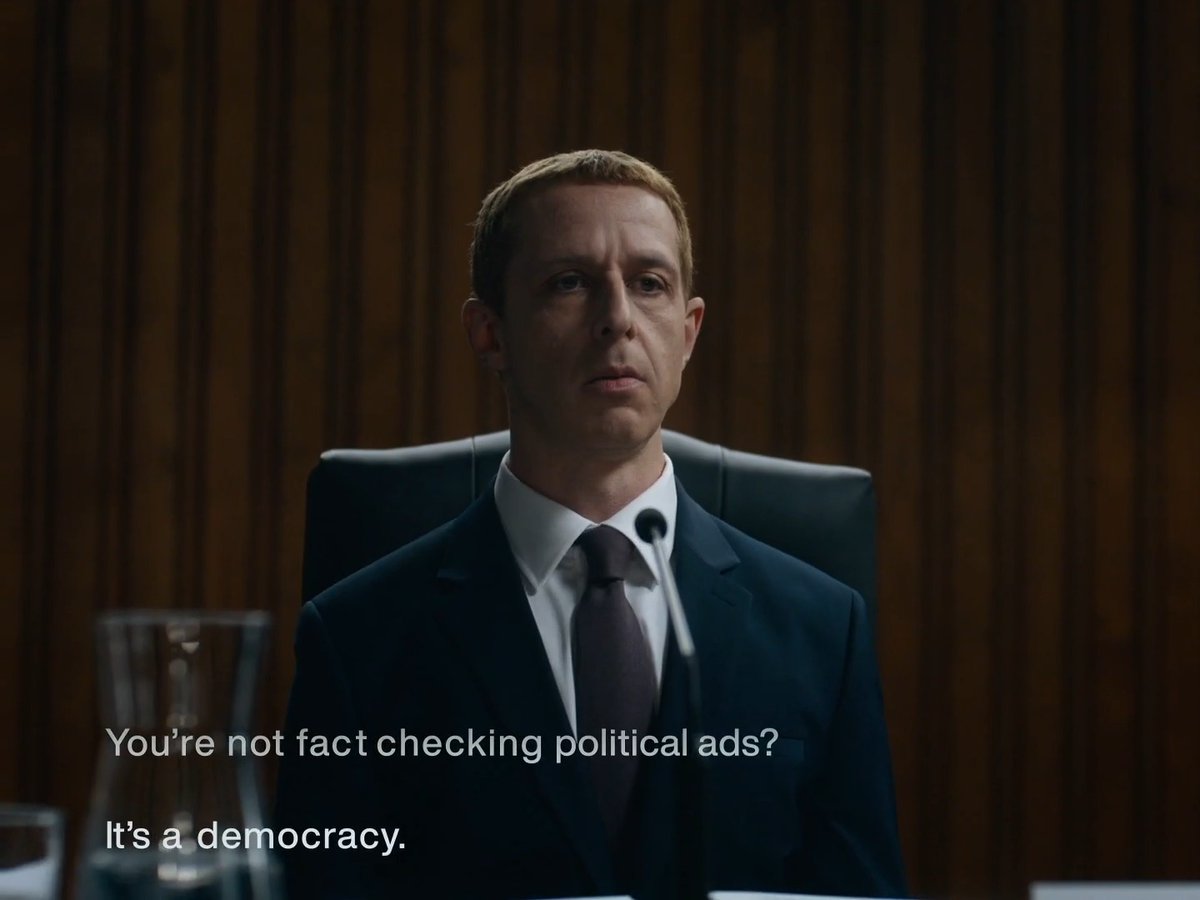 First clip for Jeremy Strong as Mark Zuckerberg in ‘THE SOCIAL RECKONING’. In theaters on October 9.