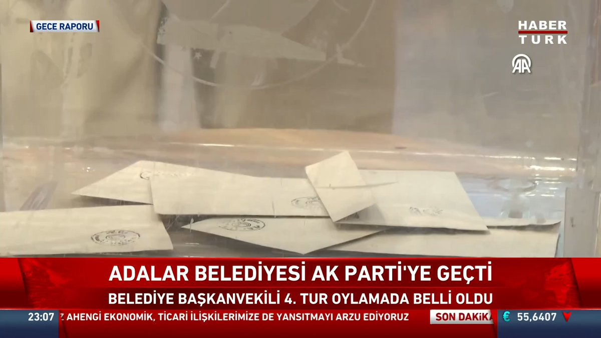 📌Adalar Belediyesi AK Parti'ye geçti. Belediye Başkanvekili 4. tur oylamada belli oldu.