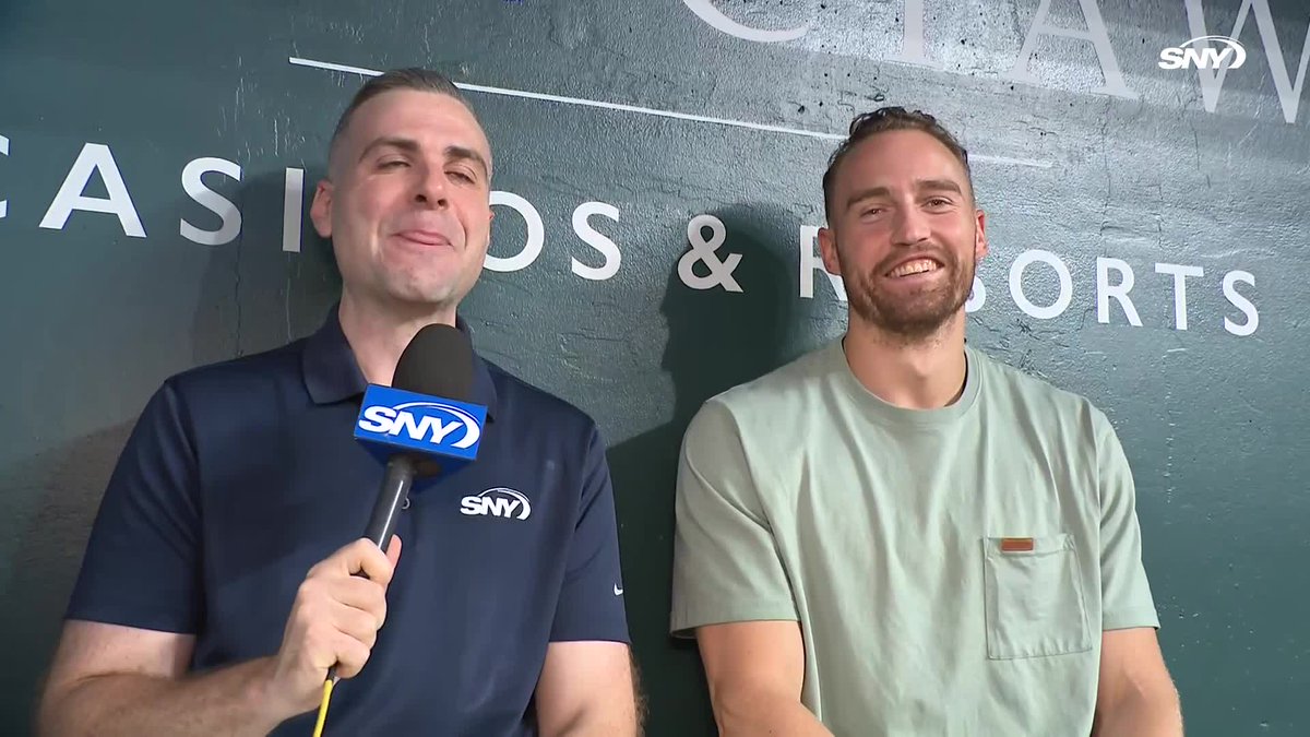 Brandon Nimmo joins Steve Gelbs and talks about the "weirdness" of playing the Mets for the first time