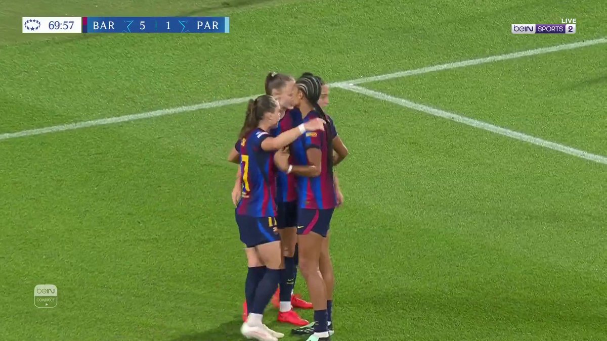 ⚽️✨ تيكي تاكا برشلونية #دوري_أبطال_أوروبا_للسيدات