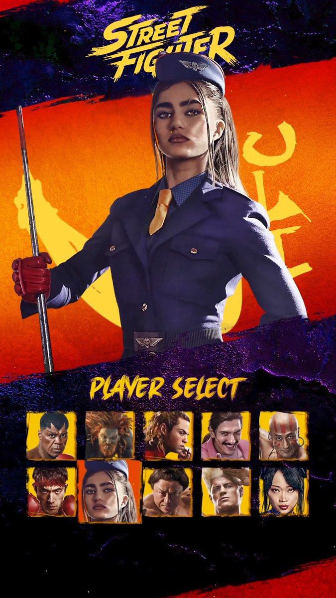 Shadaloo Juli reporting for duty 💀 RAYNA VALLANDINGHAM is JULI. Get tickets for #StreetFighterMovie now, hitting theaters everywhere October 16.