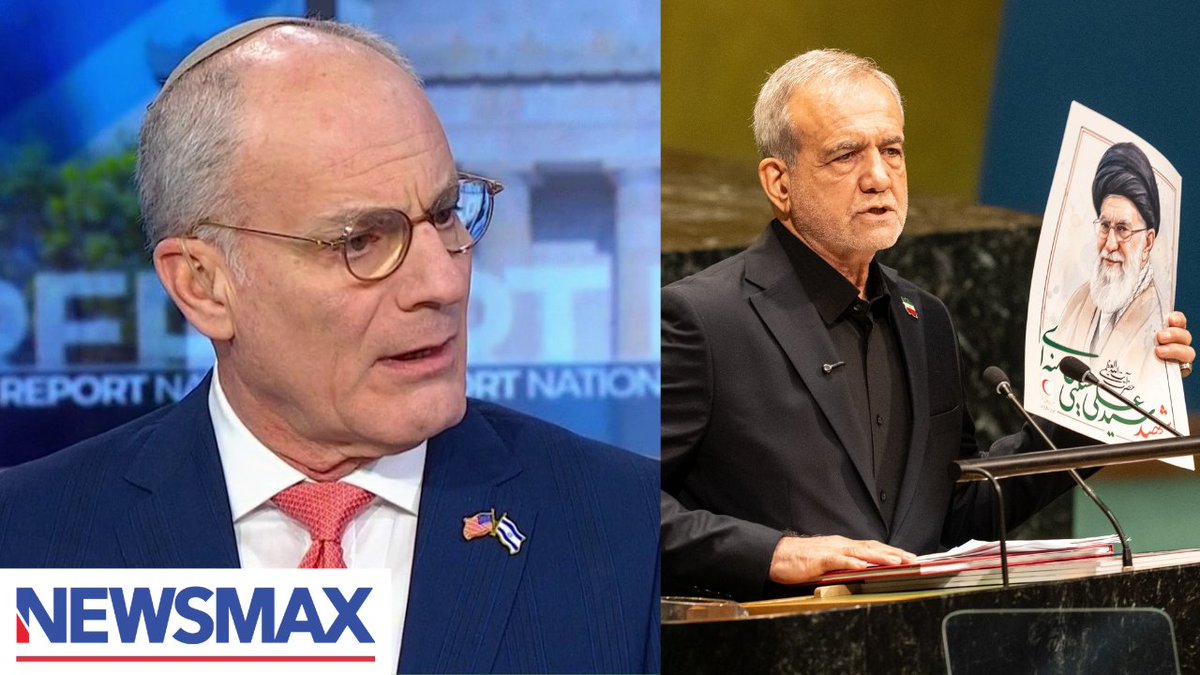 BIG BOLD LIE: “There was never a genocide in Gaza. It is a lie, a big, bold lie.” On "National Report," Israel’s Ambassador to the U.S., @YechielLeiter, said social media misinformation is fueling anti-Israel narratives and that the only answer is to “keep repeating the truth.”