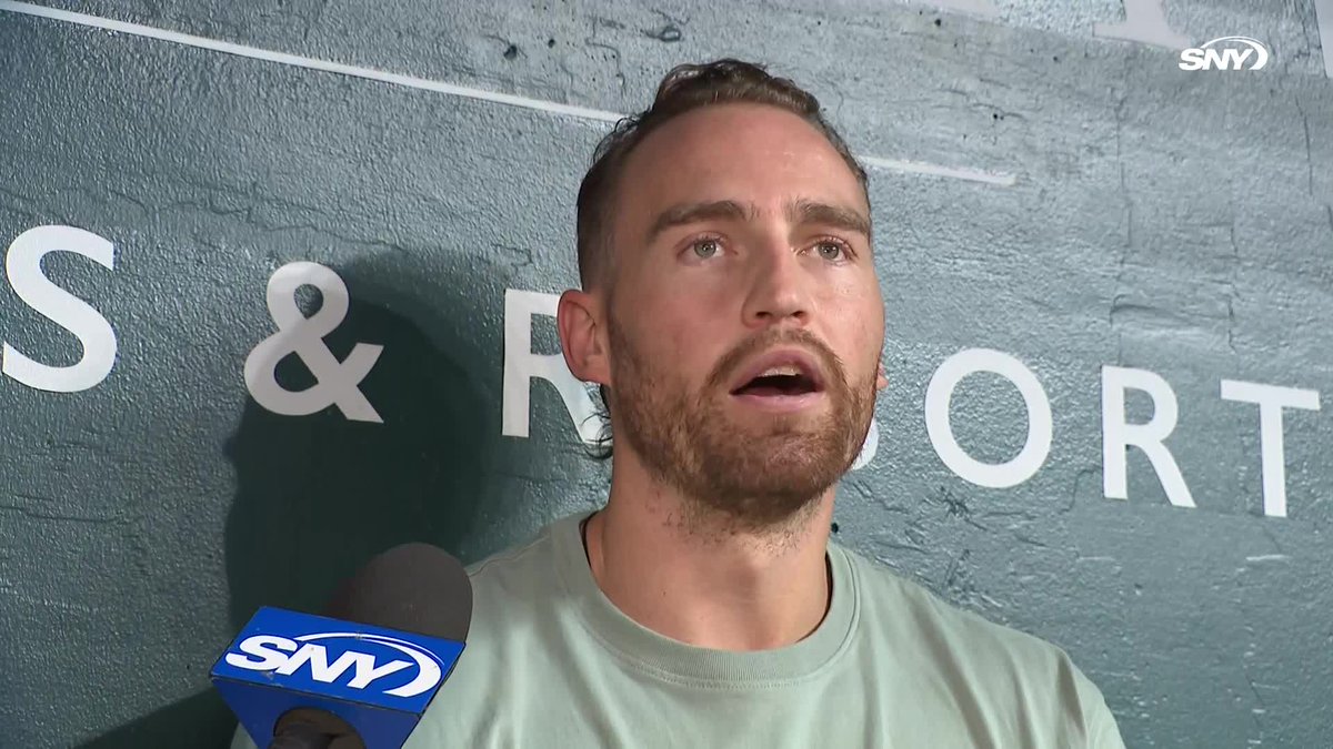 Brandon Nimmo reflects on the decision to waive his no-trade clause "In a marriage, you don't really want to stay with the partner that doesn't want you anymore and wants to move on. I didn't want to force them into 'I'm staying, so figure it out'"