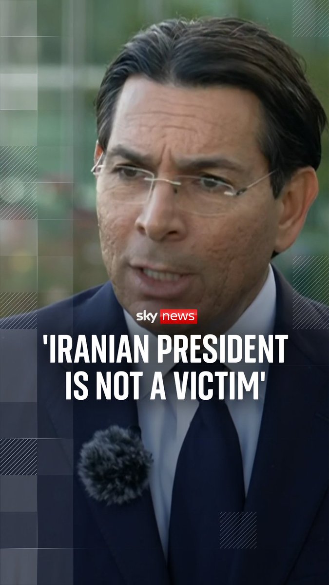 "Coming here and playing a victim will not work for him." Israel's UN ambassador Danny Danon dismissed criticism from Iran's President as "hypocrisy". Yalda Hakim also pressed him on rising civilian casualties in Gaza. He said Israel does all it can to minimise casualties.