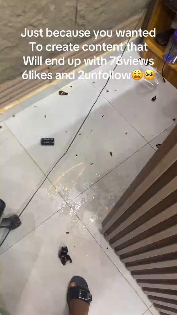 She accidentally broke a perfume worth 50k while trying to advertise her products.