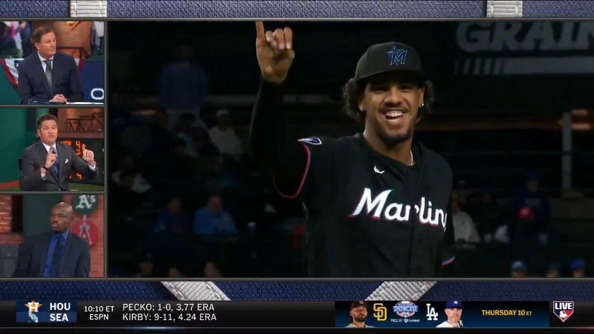 In the past week, the Marlins have deployed both Sandy Alcantara and Eury Pérez out of the bullpen in game action. Are in-game side sessions a glimpse into the future? #MLBTonight