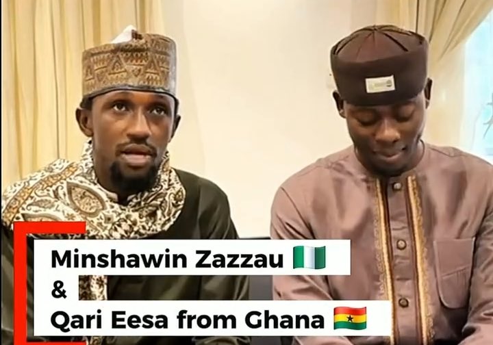 The best video on the internet: Nigeria 🇳🇬 &amp; Ghana🇬🇭. Different countries united by the Quran😍❤️.