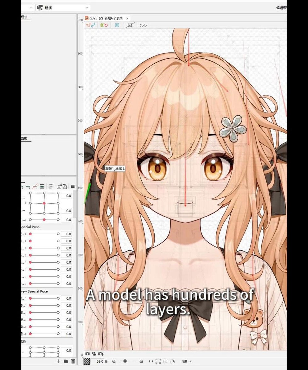 Why can a good VTuber model cost $1,000 or more?#Live2D #VTubeStudio #VTuberModel