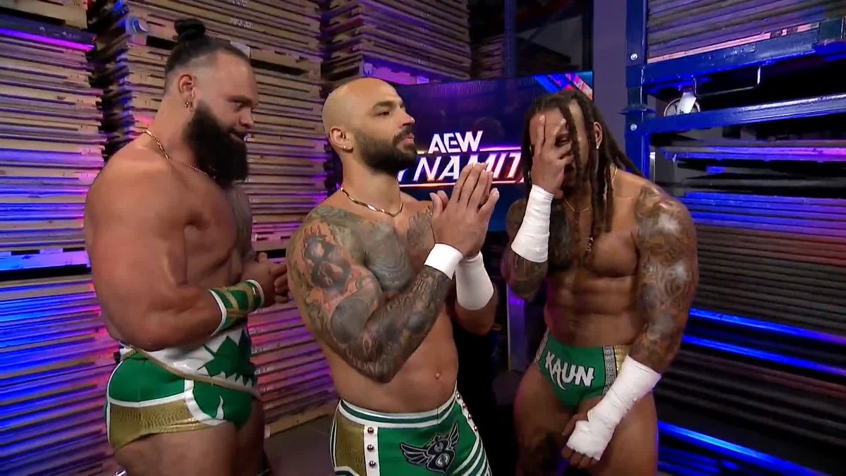 We're starting things off with the AEW World Trios Championship Match! But after The Demand make their intentions clear, Swerve and The New Level take a little stroll down memory lane ... Watch #AEWDynamite LIVE on TBS & HBO Max
