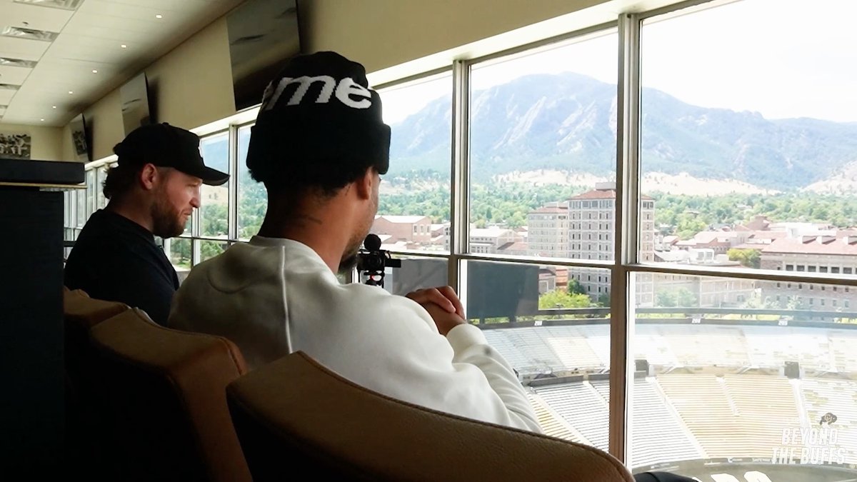 DeAndre Moore Jr. on why he chose to come to Colorado: "I feel free here... From the moment [Brennan] Marion called my phone when I was in the portal, I knew Colorado was gonna be the spot."