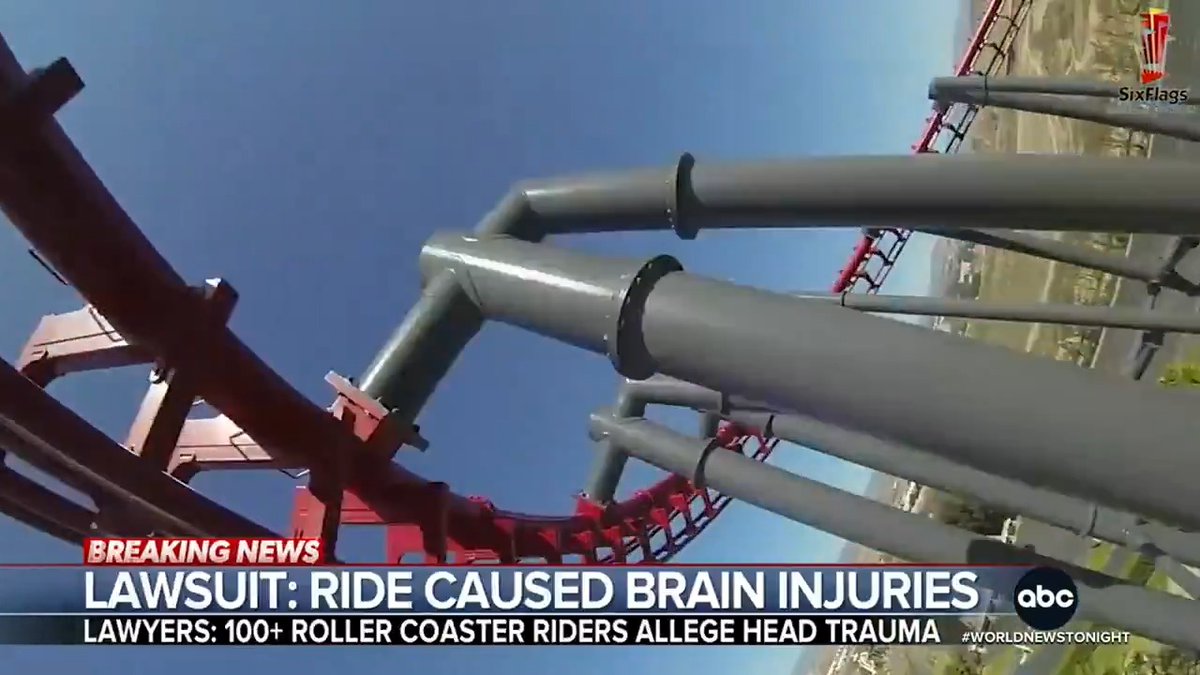 The X2 roller coaster at Six Flags Magic Mountain is at the center of a new round of lawsuits, claiming the ride causes brain injuries. Lawyers say 100+ people have come forward alleging brain damage after riding the coaster. Kayna Whitworth reports.