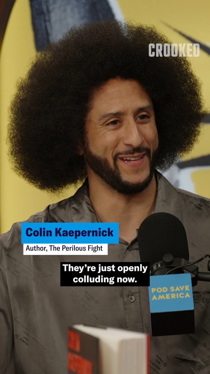 Colin Kaepernick, who settled a collusion case against the NFL in 2019, reacts to Bob Kraft working with fellow NFL owners to get Macklemore removed from Ed Sheeran's tour: "They're just openly colluding now."