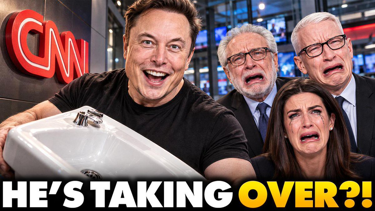 Is Elon Musk about to gain control of CNN? Paramount is acquiring network and it will be under new leadership of Larry and David Ellison. Staff at CNN is already threatening to leave. To make mattes worse for them. The Ellisons have reached out to Elon Musk to be an investor of Paramount. This would make Elon a partial owner of CNN. The same network that spent years calling him a fascist will be their new owner. Let that sink in...