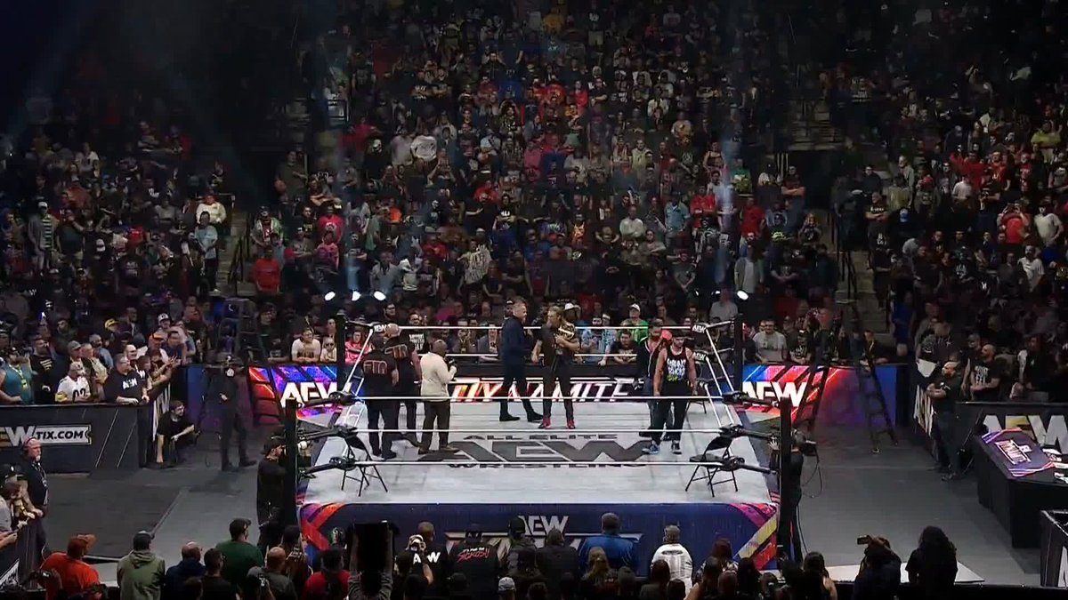 “When it comes to this match this Saturday… you guys? Are the Dudley Boys!”#AEW #AEWDynamite