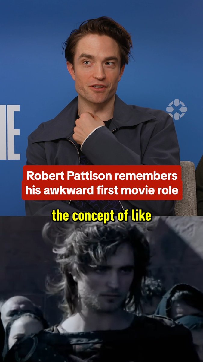 Robert Pattinson remembers getting into character for his first movie role: