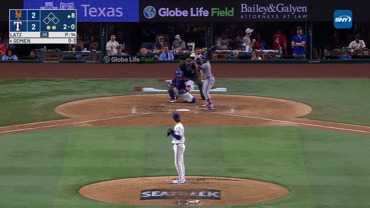 Marcus Semien homers back in Texas! The Mets lead 3-2!