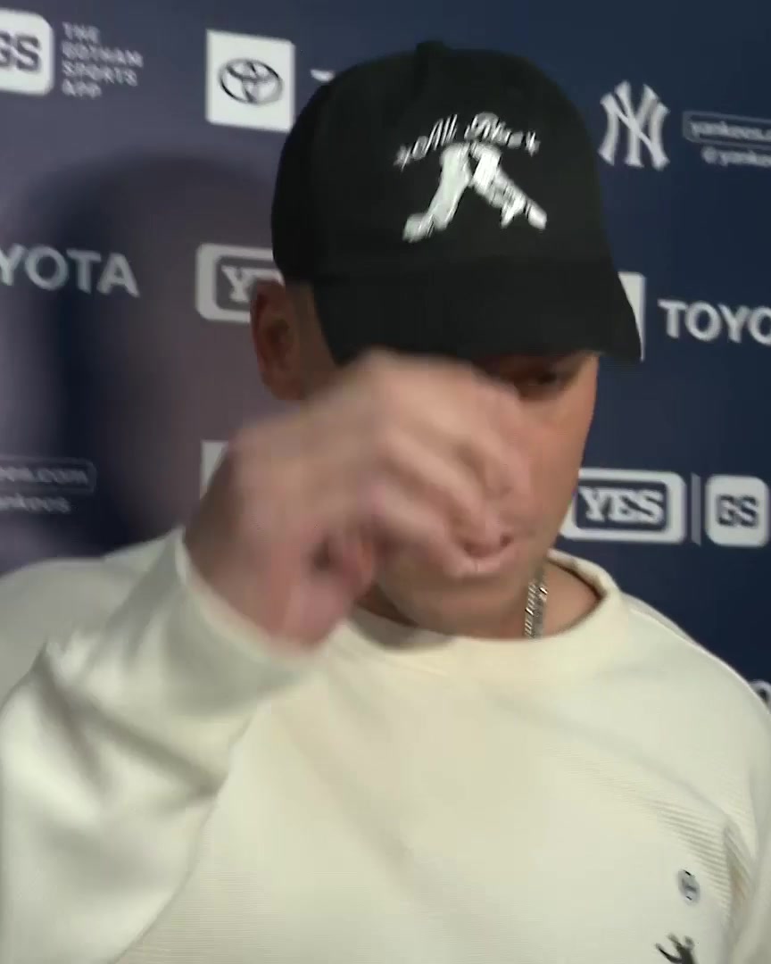 Aaron Judge on saying he expects to play in the Wild Card series: "My goal is to come back as soon as I can. That's what we're doing right now. If [Boone] says I'm not gonna be ready, I've got no control over that. I've got control over what I can do to try to get back"