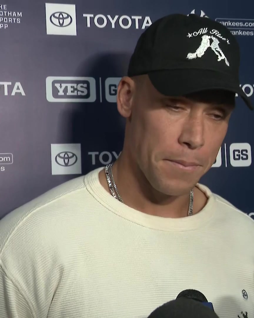 Aaron Judge was asked about weighing the risk coming back from a calf strain "I weigh it like this - we have a great team and we have a great opportunity in front of us. The future is not guaranteed, good or bad. My job is to do whatever I can to get back"