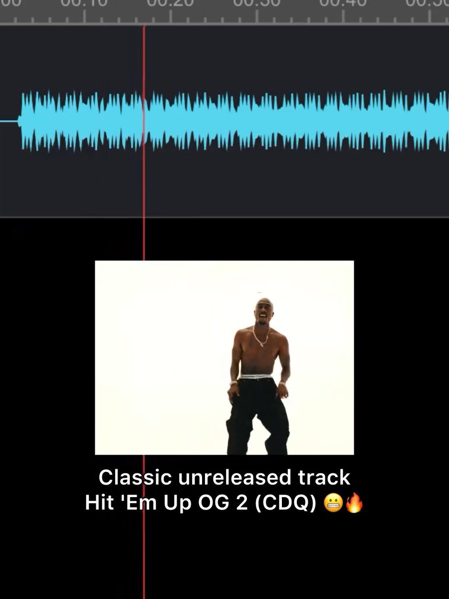 RARE & ORIGINAL version of “Hit Em Up” that was recorded on October 31st, 1995. This was scrapped due to the fact the lyrics wasn’t as strong as 2pac wanted them to be. He re-recorded the song in April 1996 & released it on June 4th, 1996 on the B-Side of “How Do U Want It”
