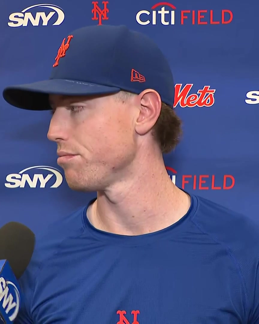 Brett Baty said his grandpa was in attendance to see his pinch-hit grand slam tonight in Texas and "can't stop talking about it"