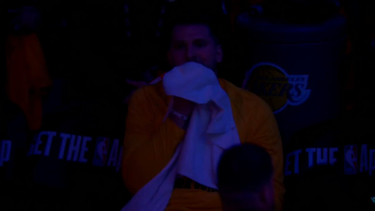 R.I.P Legend 😔 Lawrence's first time announcing Luka Dončić in Lakers starting lineup: YT/nbaonespn