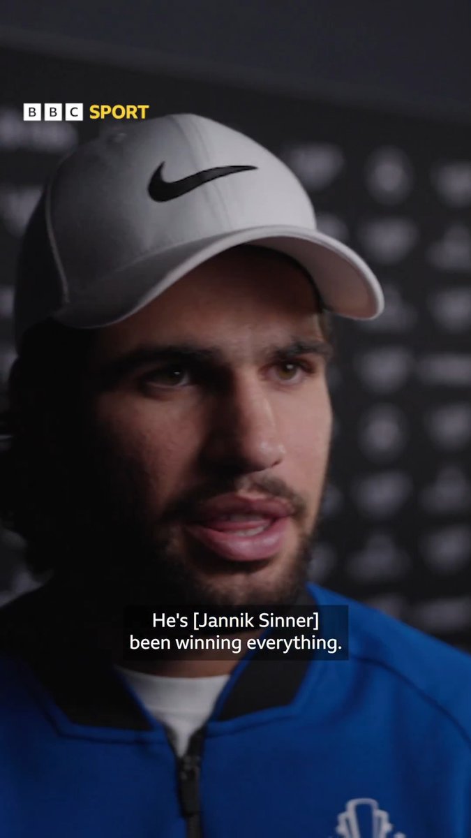 Carlos Alcaraz says his rivalry with Jannik Sinner will be even better. 👏
