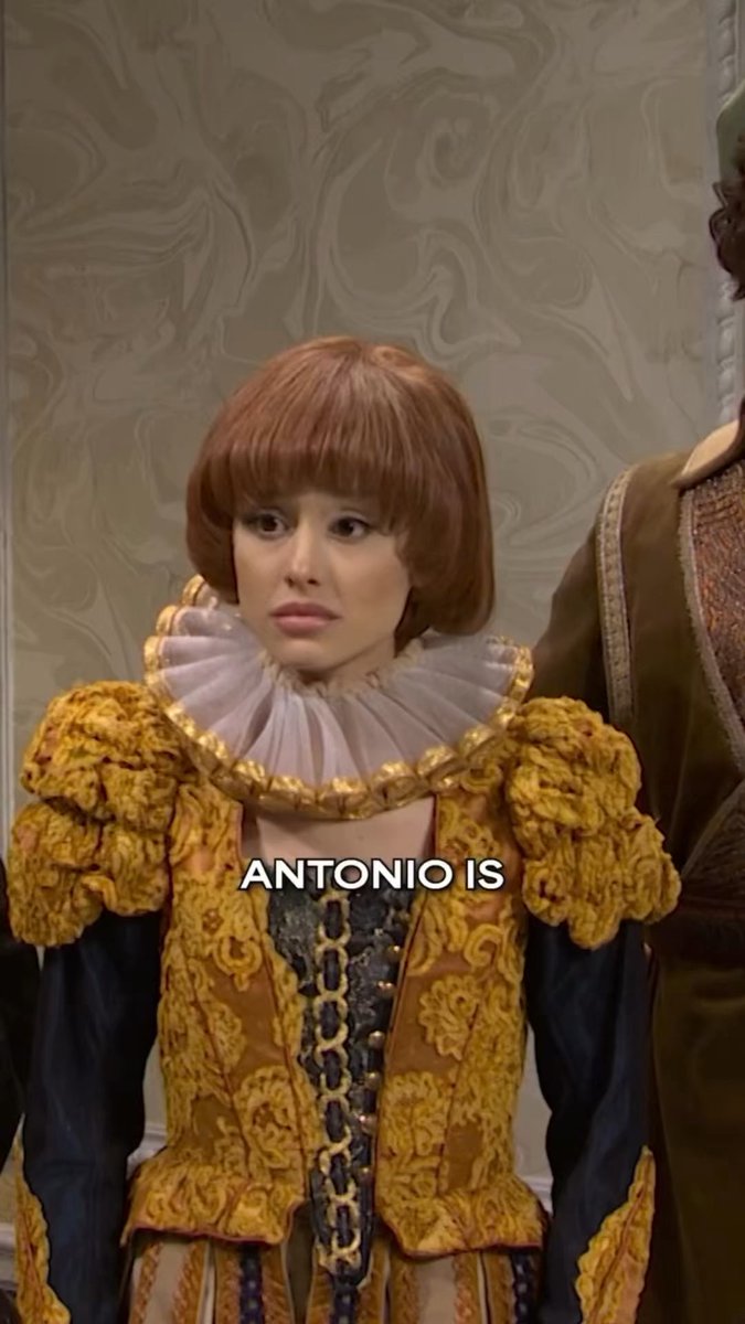 Antonio Grande This is sad and historically accurate. Ariana facial expressions the entire time are priceless. One of my all time favorite SNL sketch