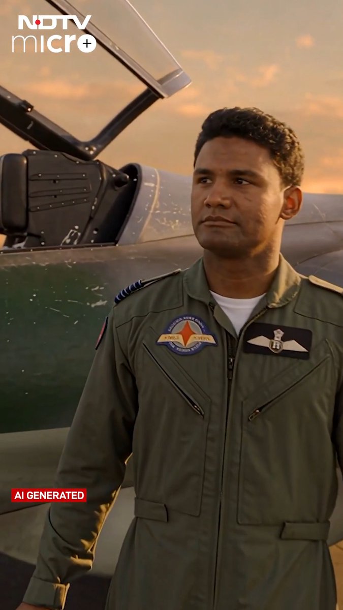 The heart-stopping valour of Flt Lt Alfred Cooke, whose final NDTV interview captured the nation’s imagination, comes alive in our debut #NDTVMicro film! 🔥 A new way of bringing news stories to life in micro-drama.