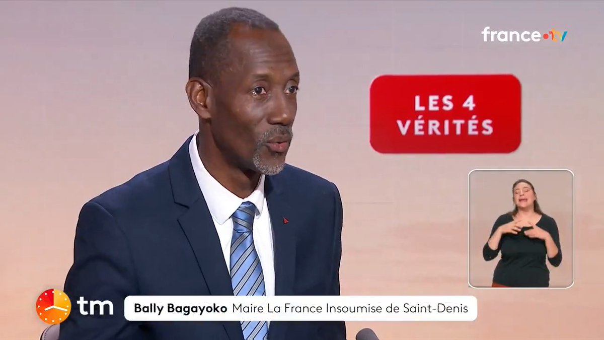 🗣️ "Il y a ceux qui sont dans la stratégie "tout sauf LFI ", et ceux un peu plus responsables ; j'espère qu'ils sauront se démarquer très rapidement." 🔴 Bally Bagayoko, maire (LFI) de Saint-Denis et Pierrefitte-sur-Seine, revient sur le premier débat des candidats à la primaire du PS. #Les4Vérités