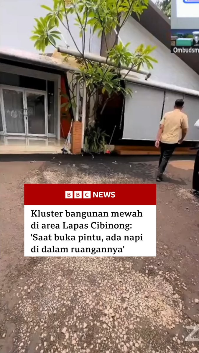 Ombudsman RI menemukan klaster rumah mewah di area Lapas Kelas IIA Cibinong, Kabupaten Bogor, Jawa Barat, dalam sidak yang berlangsung pada Rabu (23/09). Begitu masuk ke dalam, tim Ombudsman mengklaim menemukan area seperti klaster rumah mewah "yang terlihat seperti homestay".