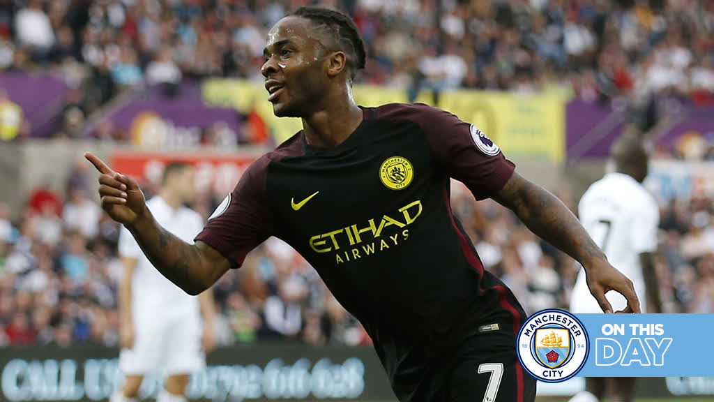 Swansea 1-3 #ManCity, 10 years ago today. ⚽️ [13'] Fernando Llorente - ⚽️ [9', 65' P] Sergio Kun Aguero ⚽️ [77'] Raheem Raheem Sterling