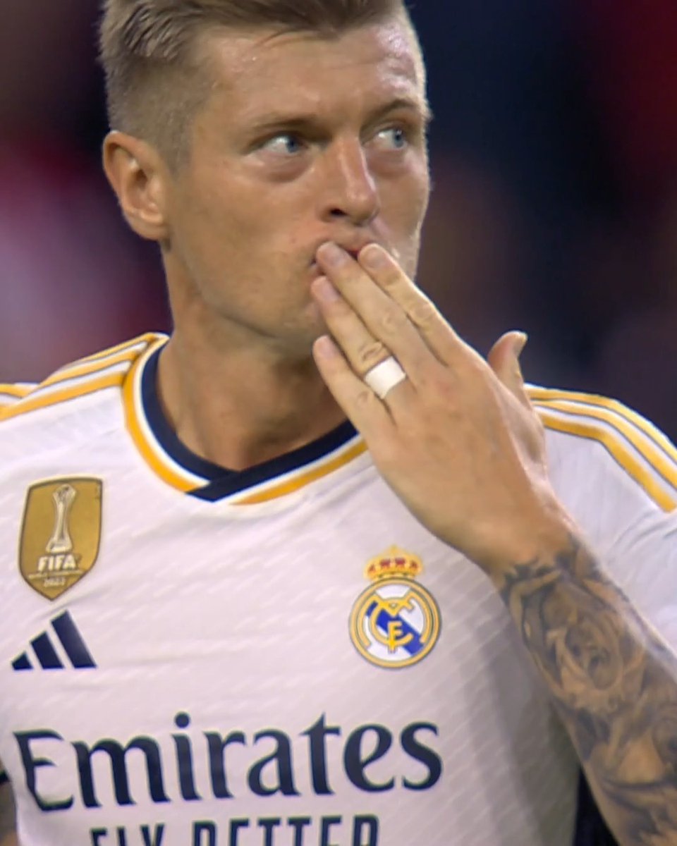 𝗧𝗢𝗡𝗜 𝗞𝗥𝗢𝗢𝗦. ✨ TalDíaComoHoy en 2023 marcó su último gol en LALIGAEASPORTS. LALIGAHistory | Real Madrid C.F.