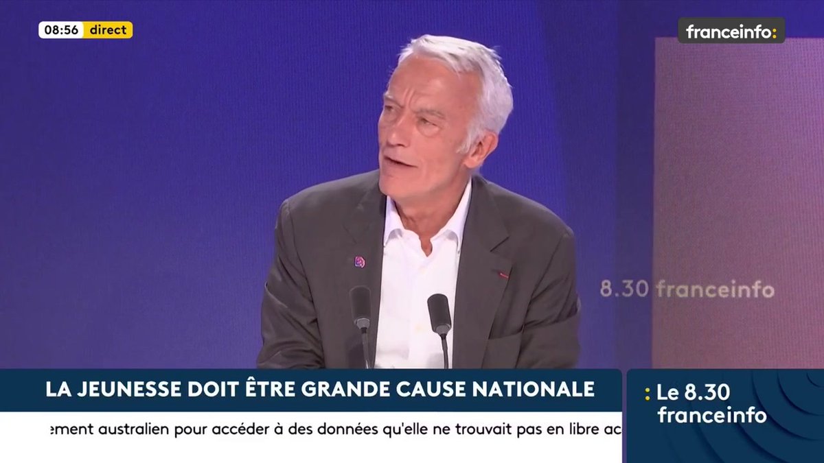🔴 Chômage des jeunes ➡️ "Je ne comprends pas que ce sujet ne soit pas sur le haut de la pile : 1,5 million de jeunes sont totalement exclus, c’est une évidence qu’il faut s’occuper de ça", explique Patrick Martin