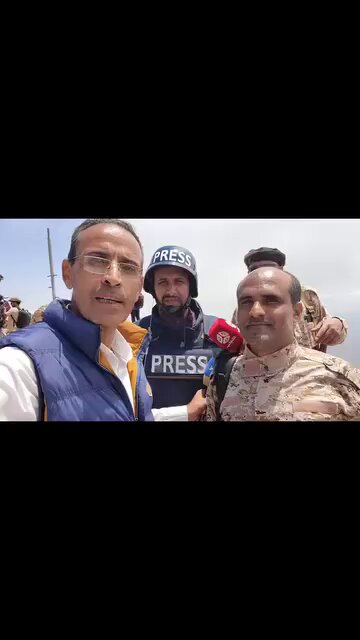 من جبهة الاحكوم هيجة العبد قبل قليل