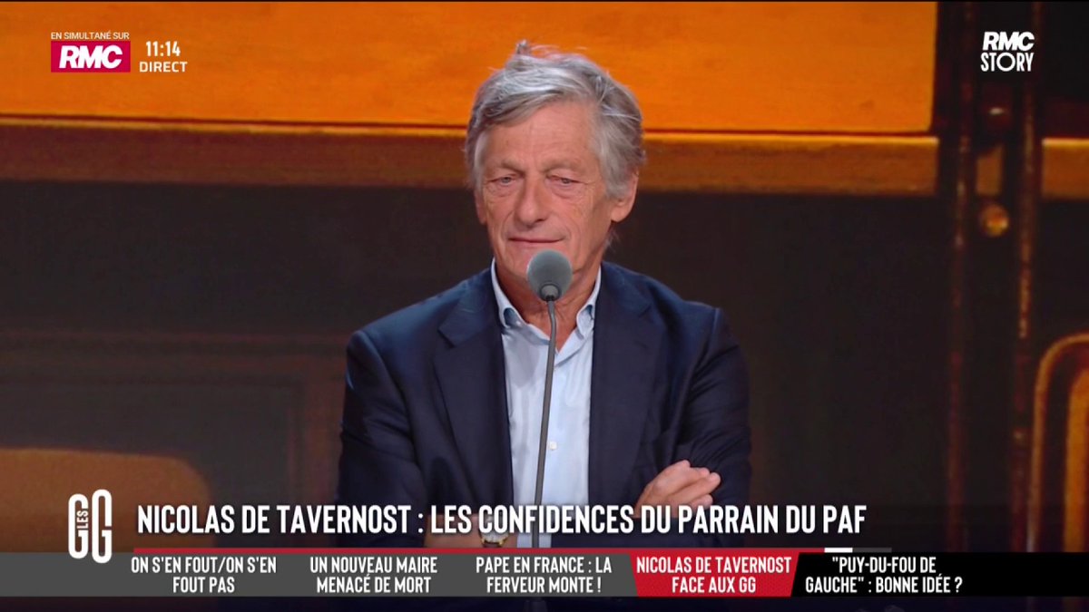 🎙️ Olivier Truchot : "Vous dites : je suis radin et je l'assume." 🎙️ Nicolas de Tavernost, fondateur du groupe M6 : "Il faut être radin sur la vie courante. Et cet argent vous sert à acheter des programmes. La Coupe du monde, ça a coûté cher." #GGRMC