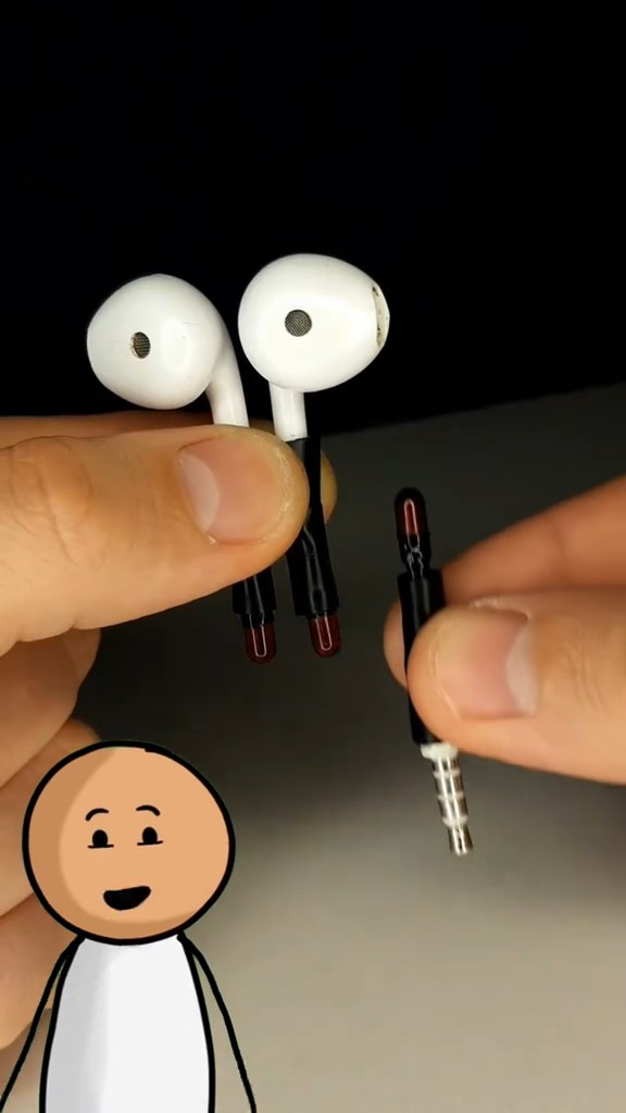 Astuce pour transformer les écouteurs filaires en écouteurs sans fil.🔥