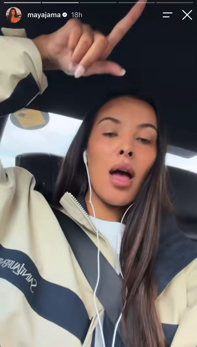 Maya Jama posted an Instagram story singing along to ‘One Second’ by Stormzy 👀