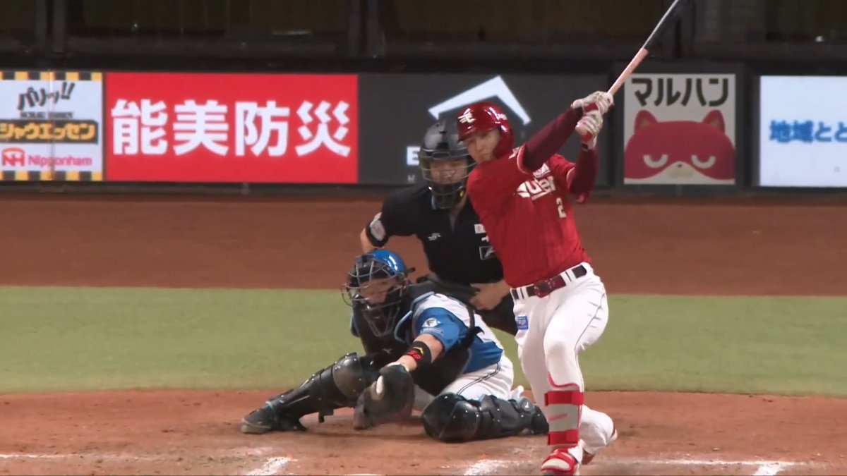 先制した勢いそのままに!🔥🔥 女房役の一打!✨ 東北楽天 太田光 選手が走者一掃のタイムリー2ベースヒットを放つ!🙌🙌