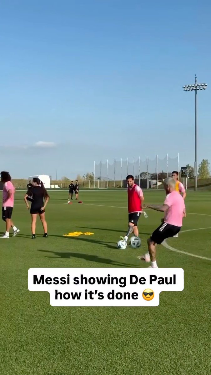 If anyone can do it, it’s Messi 😎🐐 (via @intermiamicf)