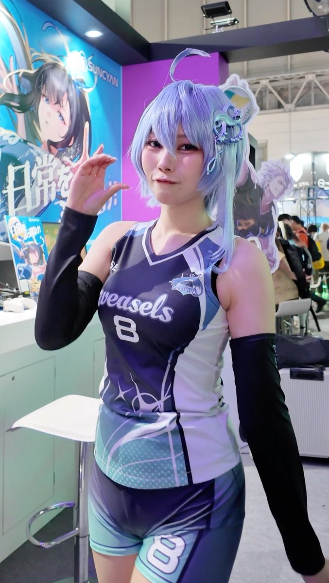 TGSアイリスちゃんの動画🏐🩵 #TGS2026 #ザ・スパイク・クロス