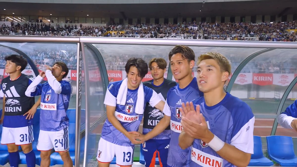 🏆キリンチャレンジカップ2026 🇯🇵#SAMURAIBLUE vs ウルグアイ代表🇺🇾 試合終了の瞬間! 南米の強豪を相手に3-1で勝利✨ フジテレビ系列&TVerにて放送❗️📺 #サッカー日本代表