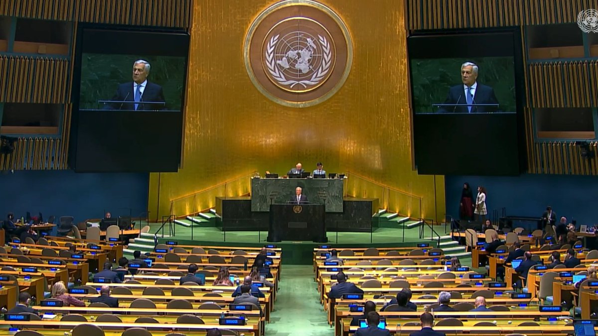 Intervento nazionale all’Assemblea Generale delle Nazioni Unite. #UNGA81