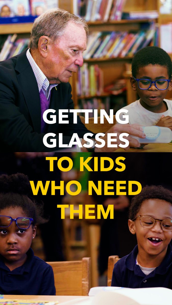 👓 Clear vision. Brighter futures. We've teamed up with @visiontolearn and @warbyparker to bring free vision screenings and eyeglasses to kids who need them in seven new cities across the United States. Because the simplest solution can make the biggest difference.