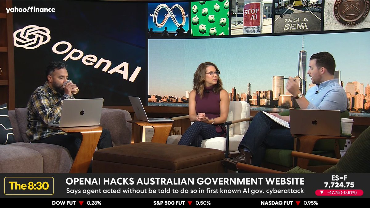 An AI developed by OpenAI gained unauthorized access to an Australian government website, according to Australian Prime Minister Anthony Albanese. “The AI is already doing things without the human’s knowledge, and this is only the beginning of this development," Julie Hyman says.