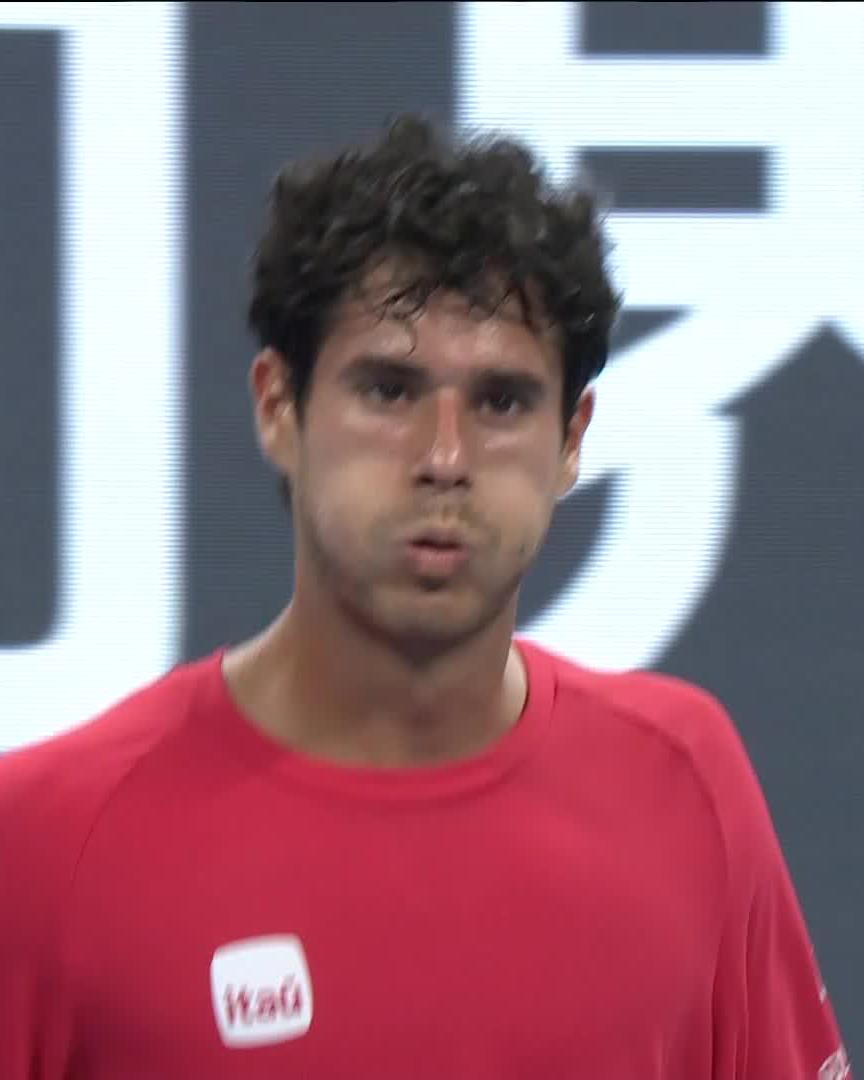WHAT.A.MATCH 🔥 Vallejo Battles through and defeats home hope Cui 6-1 6-7 6-4! #HangzhouOpen