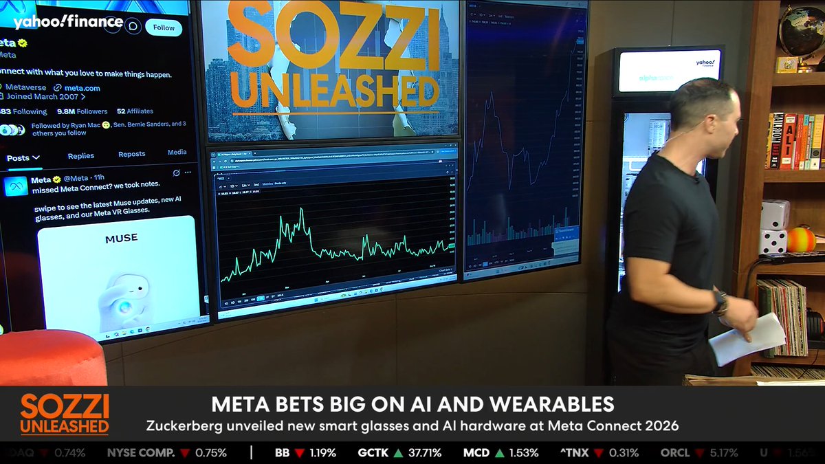 Forget the smart glasses. Brian Sozzi says Meta's real headline from Connect was the Meta Charm. It's a tiny, camera-free wearable built entirely around its Muse AI voice assistant.