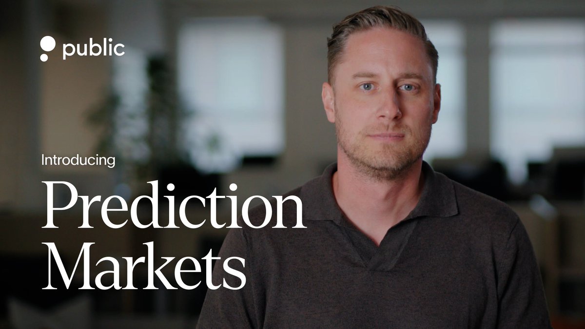 The next era of prediction markets: • AI Agents to monitor event contracts and take actions. • Live probability data as a signal to trade any other asset class. • Market-moving events directly on stock pages.