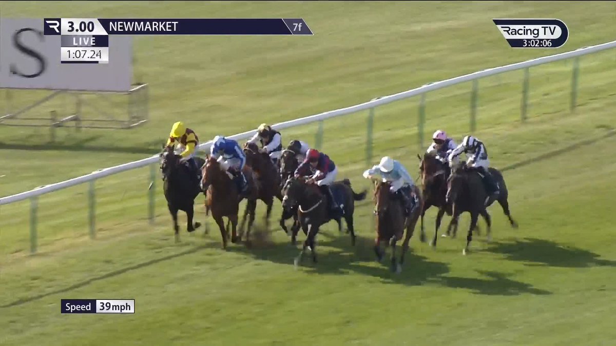 Fuel The Jet (Space Blues) makes it three from five and Group 3 success in the Tattersalls Stakes, a big win for Tom Clover Racing and Neil Callan Newmarket Racecourses