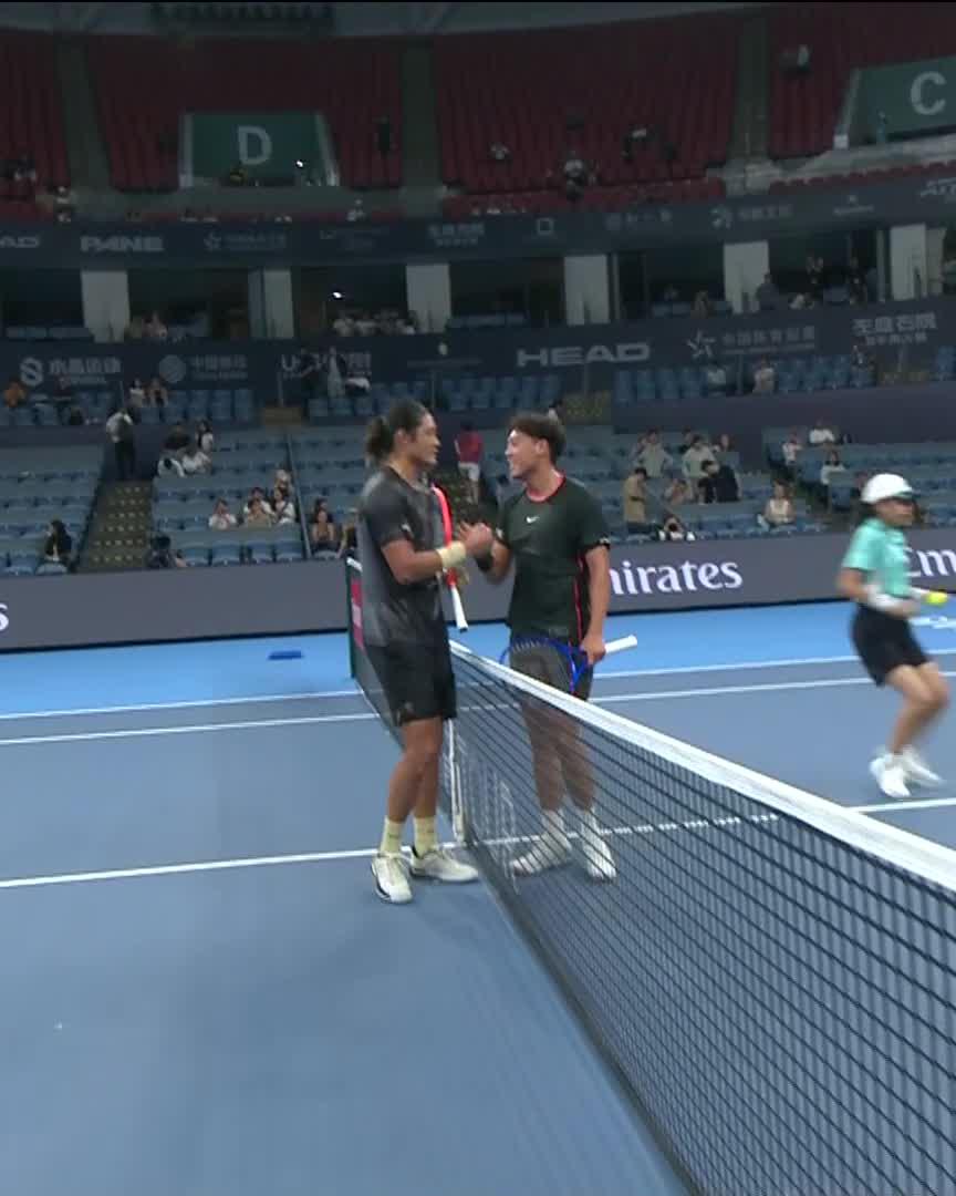 Job Done ✅ Wong moves on to round 2 with a 6-3 6-3 win over Zhang! #HangzhouOpen