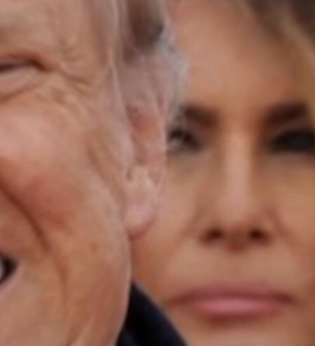 Melania saw Trump flinch at the sound of US fighter jets